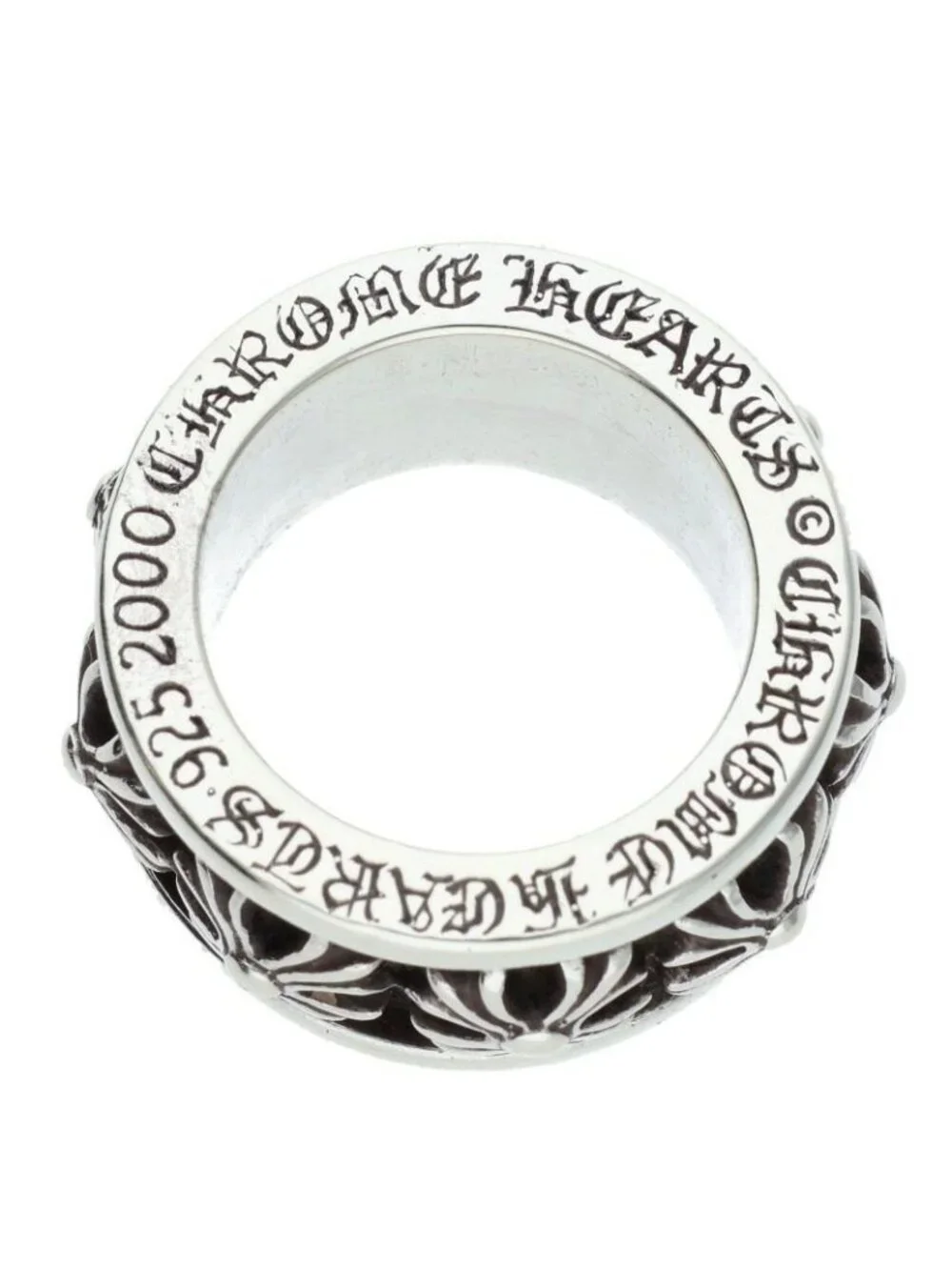 Chrome Hearts Ring Spinner CH Silver